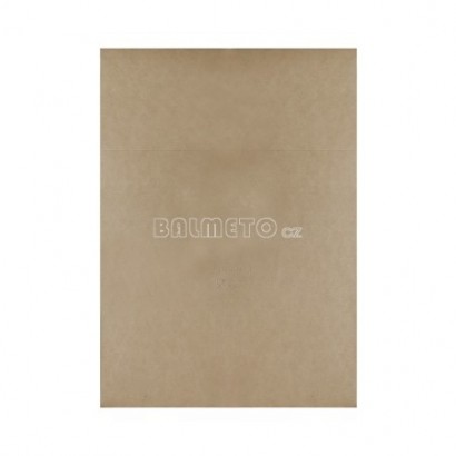 Sáček PAP 200x120x300mm obdélníkové dno hnědý