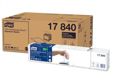 Ubrousek do zásobníku Tork 21,3x21,4cm / 1 vrstvý bílý